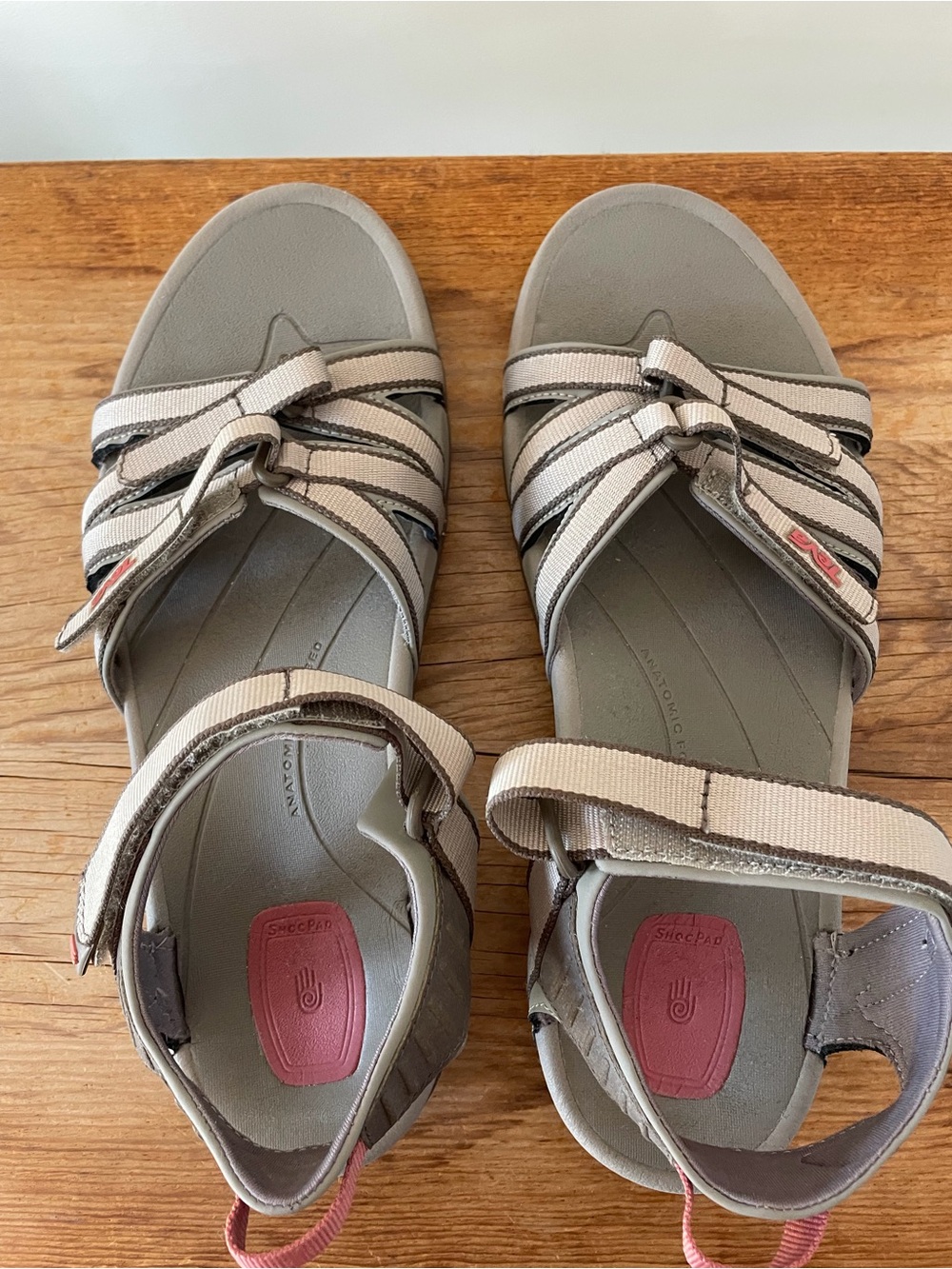 Teva Tirra Slingback Sandal Comfort Hiking Outdoor Sport Brown Pink Women’s 11 - Picture 4 of 8